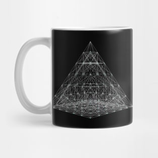 Pyramid Wireframe Plan Mug